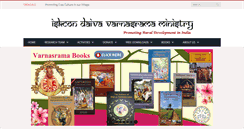 Desktop Screenshot of iskconvarnasrama.com